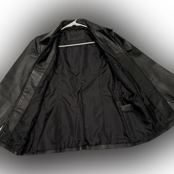 Jacqueline Ferrar Black Leather Jacket - Picture 8 of 10
